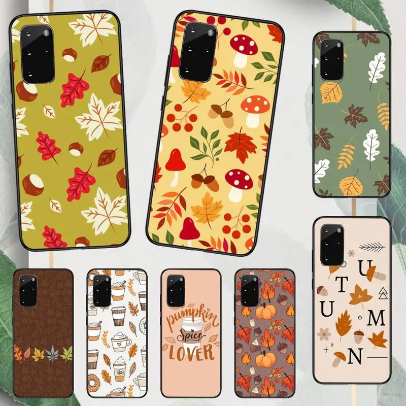 Happy Autumn Fall Pumpkin Coffee Phone Case Per Samsung Galaxy A S Note 23 53 22 20 52 21 13 51 71 32 12 10 Fe Ultra Plus