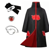 photo du déguisement du Cosplay Akatsuki Clan Uchiwa avec la veste ouverte
