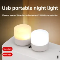 Hot Selling Night Light, Mini Atmosphere LED Light, Portable Round Light, Plug-in USB Student Eye Protection Light 1