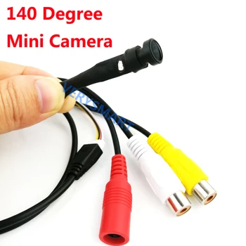 마이크로 미니 아날로그 CCTV 카메라, 140 도 광각 HD 1.8mm 렌즈, 1000TVL 소형 미니어처 컬러 카메라