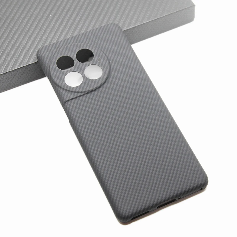 

ZXKE Carbon Fiber Phone Case For OnePlus Ace2 Pro Thin And High-strength 600D Aramid Fiber Protective Case