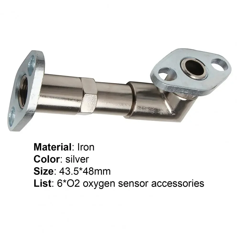 6Pcs O2 Oxygen Sensor Adapter Spacer Car O2 Oxygen Sensor Accessories Kit for Tacoma 6