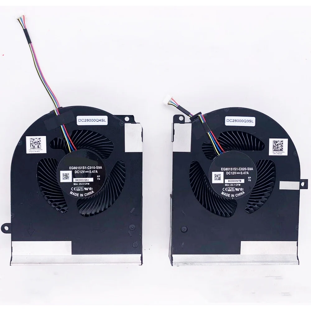 

Новый вентилятор охлаждения ЦП для DELL AlienWare Area 51m R2 RTX3080 TPV77 TW5Y8 EG80151S1-C020-S9A