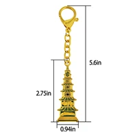 2025 Wisdom Pagoda With Scholastic Keychain w5631 2