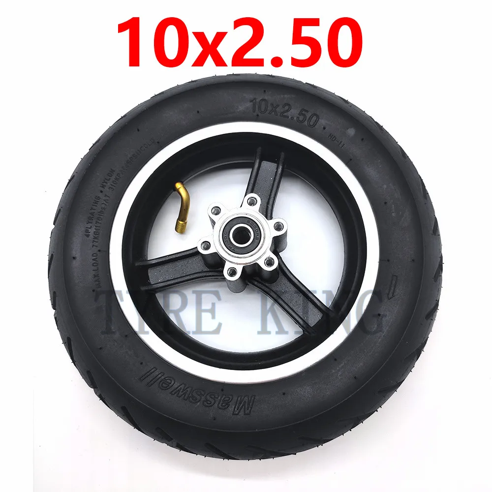 Pneumatico Tubeless 10x2.50 Per Monopattino Elettrico E Skateboard – Battistrada Off-road Nero