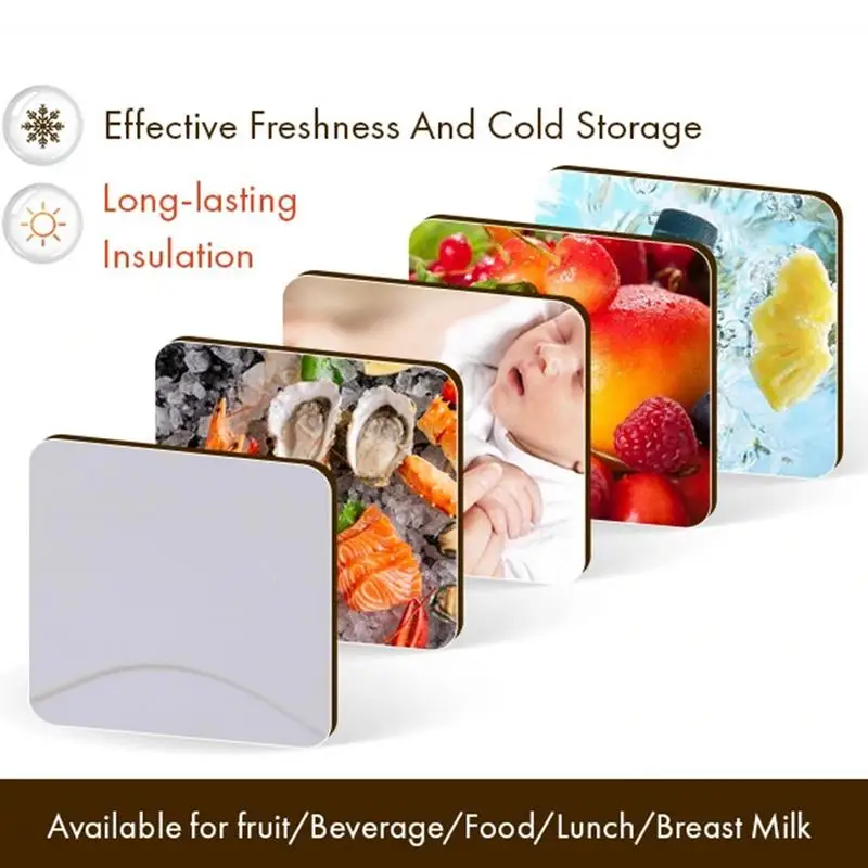 Insulated Cooler Box Waterproof Delivery Box Ice Pack Thermal Containers LeakProof Cooler Lunch 5L Ice Bag Picnic