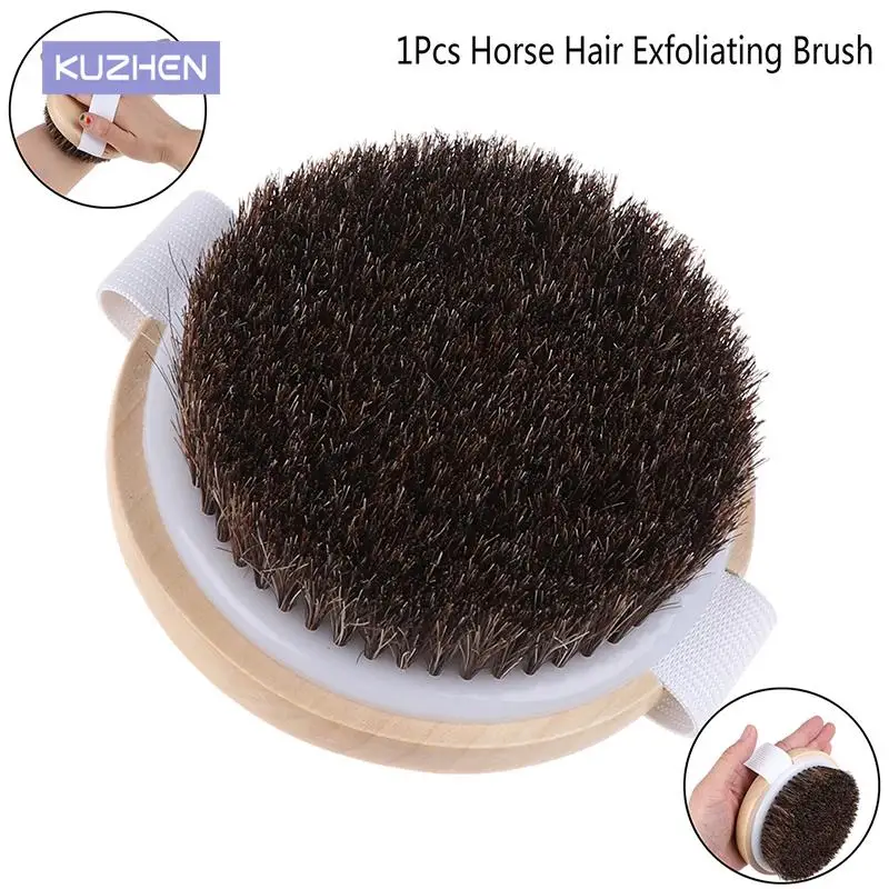 1pcs Body Massage Brush Cellulite Shower Exfoliation Hot Wood Natural