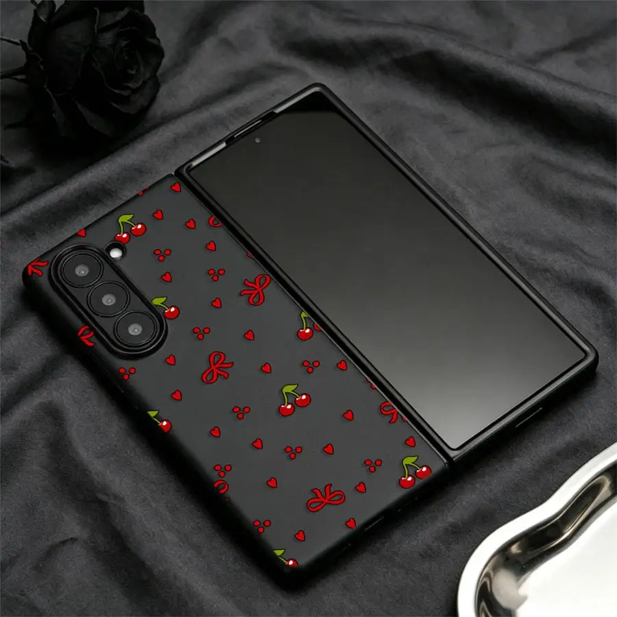 Mini Bow Cherry Back Phone Case Cover