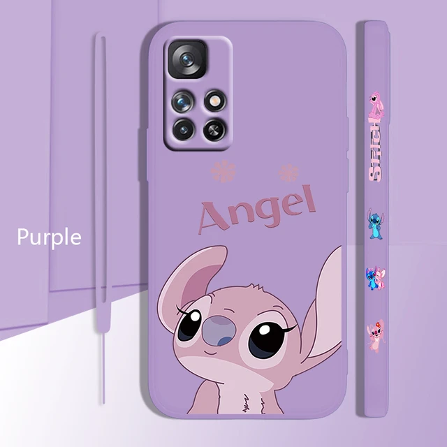 Coque pour Nothing Phone 1 Officielle de Disney Angel & Stitch Bisou - Lilo  & Stitch