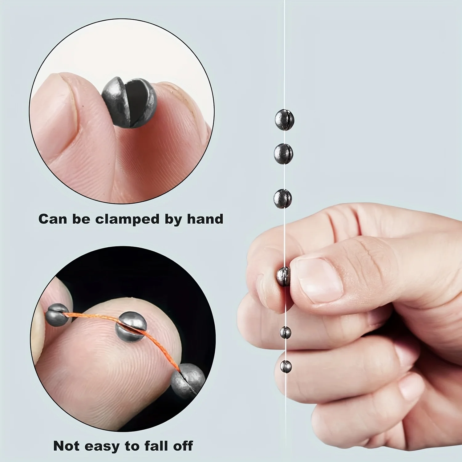 TAKBAS 220PCS Split Shot Fishing Weights, Lead Fly Fishing