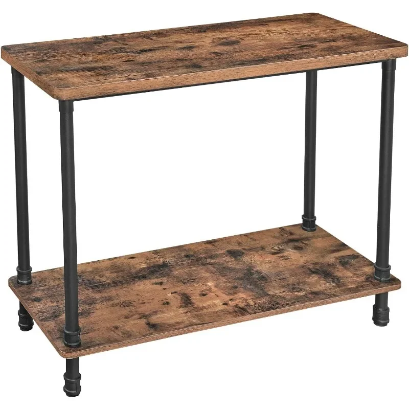 

VASAGLE URBENCE Console Table, Sofa Table with Iron Pipe Legs and 1.2 Inch Thick Table Top, Easy Assembly, Accent Table