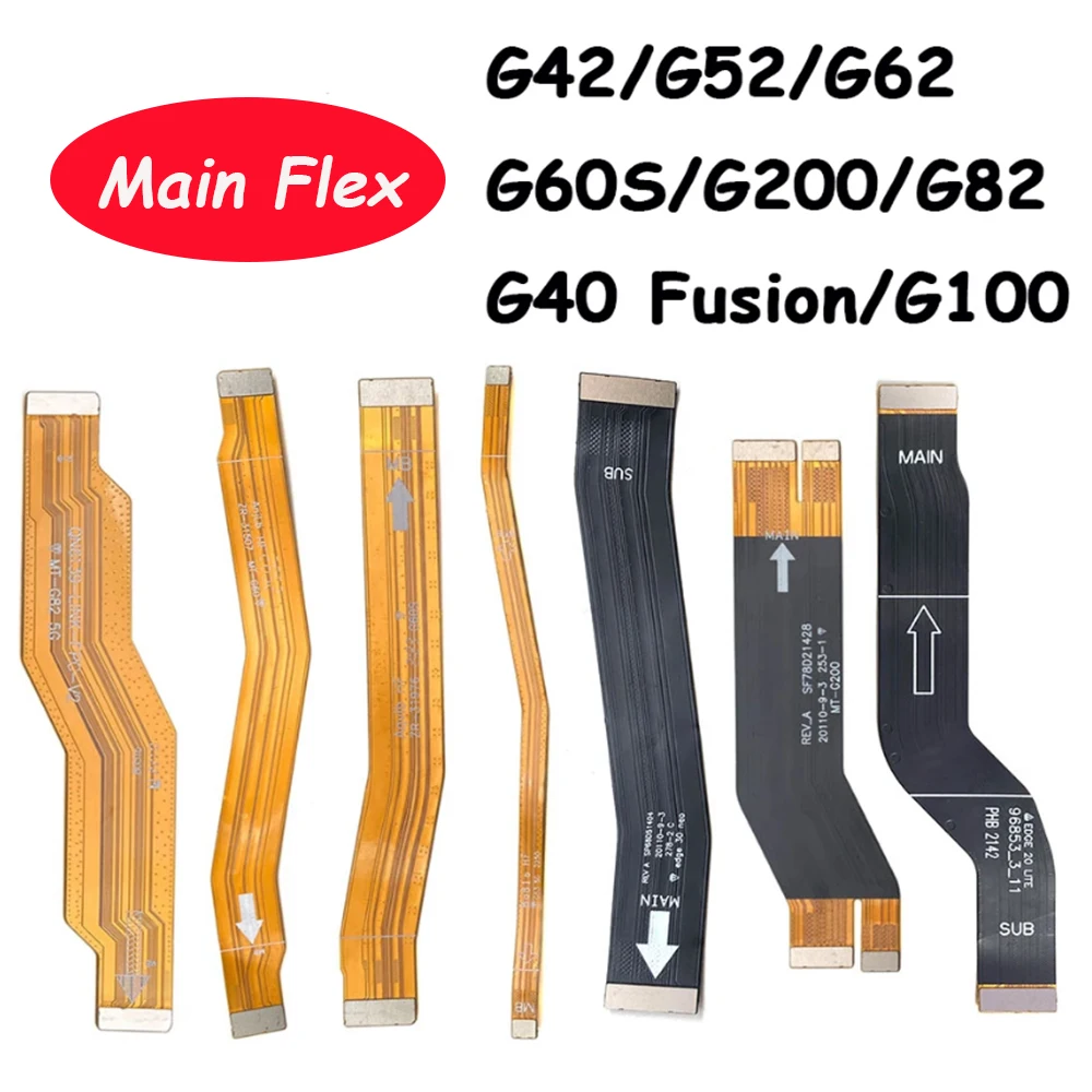 

Motherboard Main Board Connector Flex Cable For Motorola Moto G53 G60S G82 G200 G40 Fusion G100 G50 G60 G42 G52