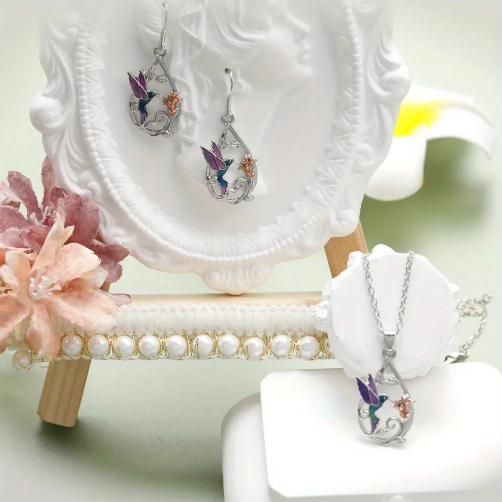 Necklace Earrings Jewelry Sets 3pcs