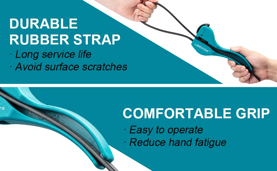 Description Picture 4 of itemLibraton 2Pcs Strap Wrench Set Universal Rubber Strap Wrench Oil Filter Strap Wrench Set Multifunctional Adjustable Wrench Tools