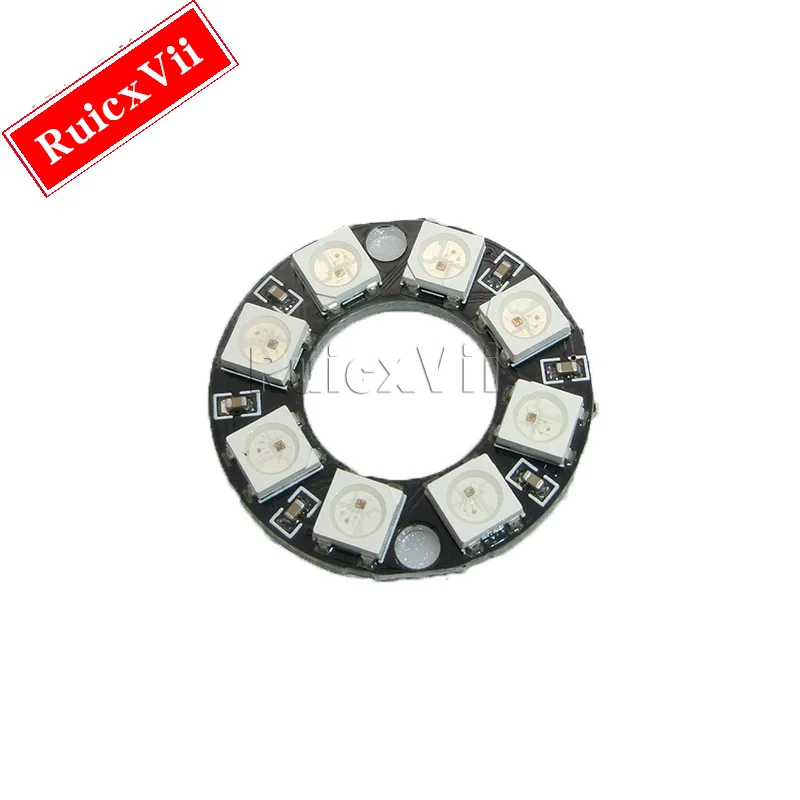 

5pcs Circular 8-Bit Ws2812 5050 Rgb Led Intelligent Full-Color Development Board Large Ring