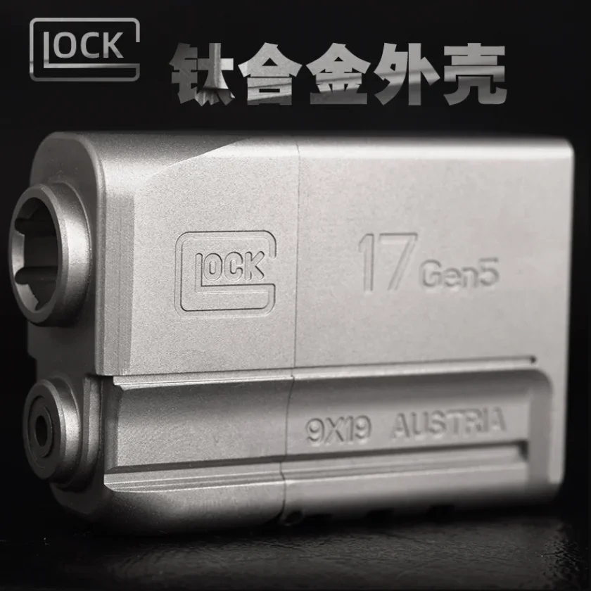 2022 Retro Thick Armor Punk Glock Handmade Titanium 17 Gen5 Pure