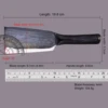 Hand-forged multi-purpose home EDC tool knife, outdoor camping knife, kitchen slicing knife, fish killing knife 6