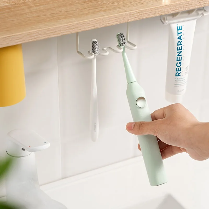 Magnetic Toothbrush Holder Drainer Wall Mounted Toothbrush Glasses Bracelet Organiser Bathroom Accessories