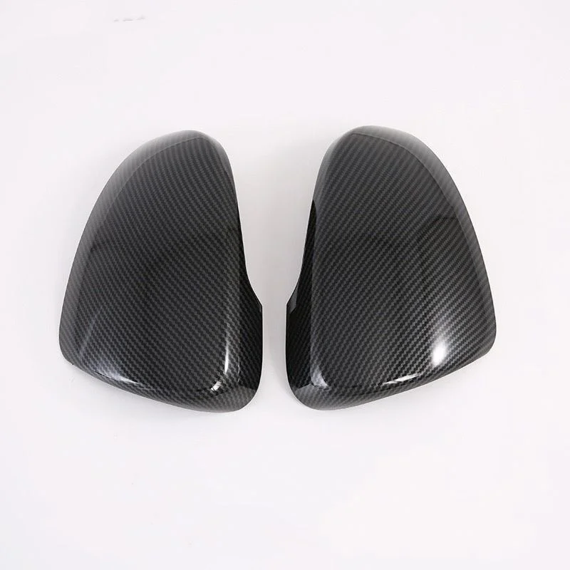 

1 Pair For Hyundai Tucson 2019 Car Reverse Mirror Cover Carbon Fiber Pattern Abs Side Wing Rearview Mirror Cover Cap