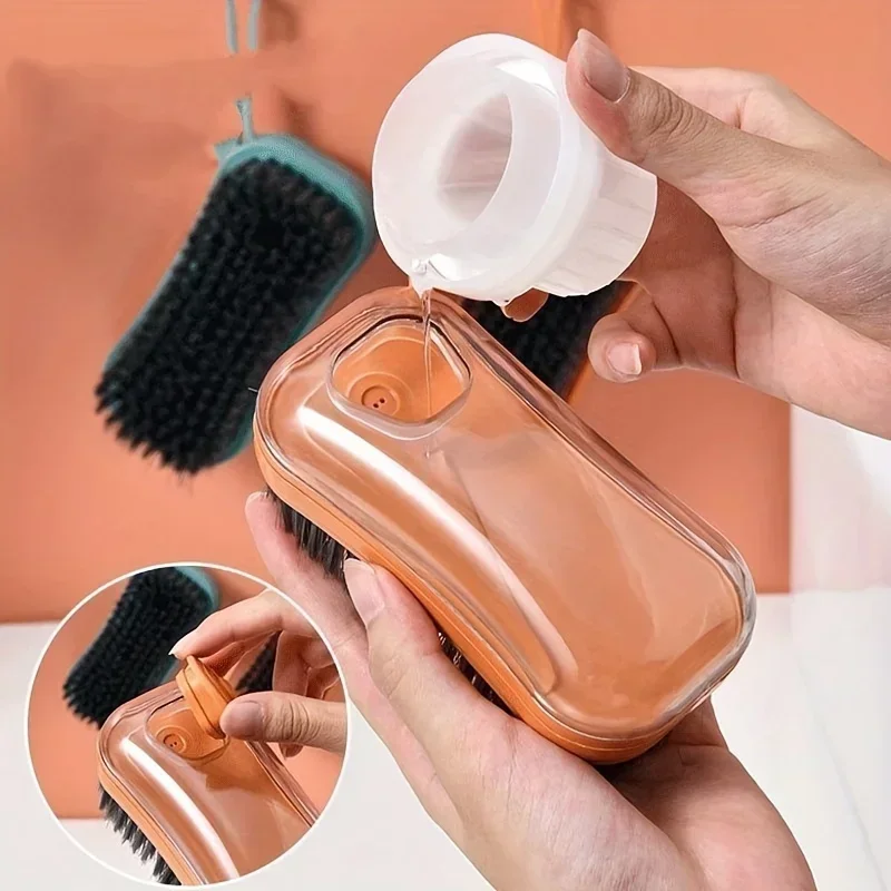 Automatic Liquid Shoe Wash Brush, Kitchen Cleaning Pot Brush, Household Cleaning Brush, Laundry Brush, Shoe Brush, Kitchen Tools
