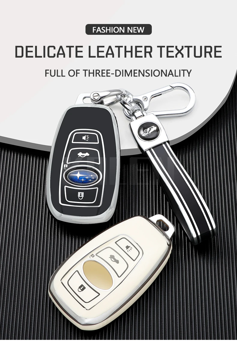 Nuovo TPU Car Key Case Cover Shell per Subaru Forester XV Outback BRZ WRX STI Legacy Impreza Crosstrek Protector Fob accessori 7 Nuovo TPU Car Key Case Cover Shell per Subaru Forester XV Outback BRZ WRX STI Legacy Impreza Crosstrek Protector Fob accessori - S100579c217e34467944b70589239d102j