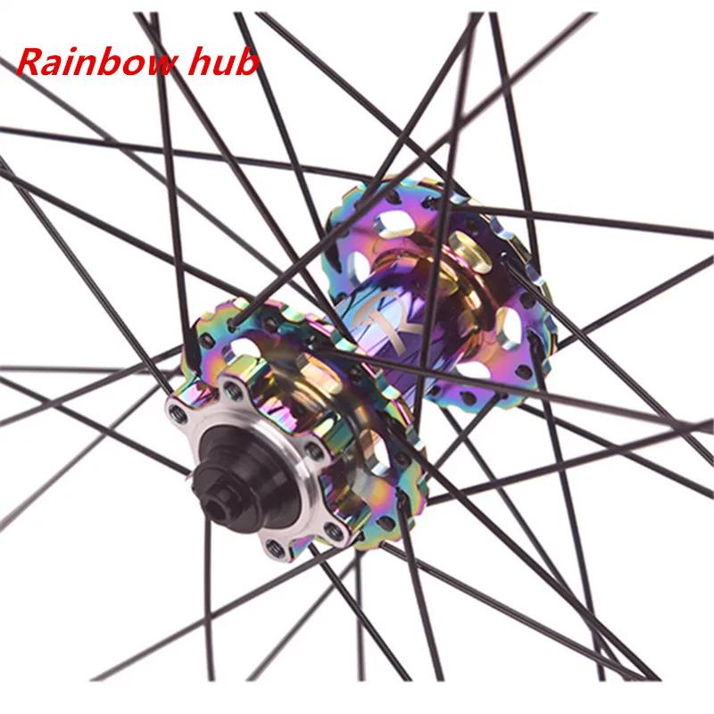 RUJIXU-アルミ合金自転車ホイールセット、ロードディスクブレーキ