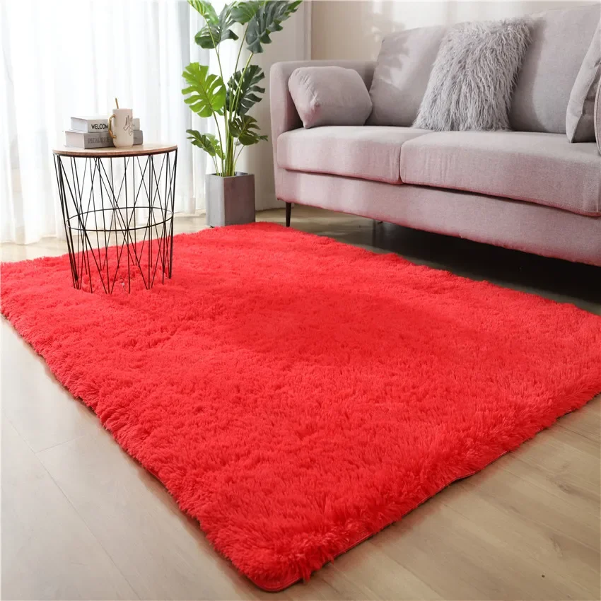 thumbnail image 1 of Alfombra de seda y lana de 4,5 cm de largo para sala de estar, alfombra de felpa para el suelo del dormitorio, alfombras mullidas antideslizantes para decoración del hogar, alfombras de terciopelo sua, 1 of 5