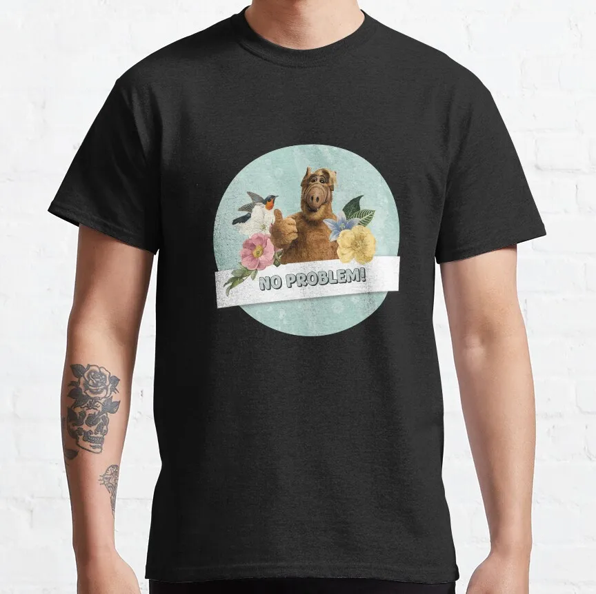 Alf No Problem – Gordon Shumway – TV Sitcoms Grafik-T-Shirts 90er Retro-Stil Alien Unisex-T-Shirt Erwachsene alle Größen S-6XL
