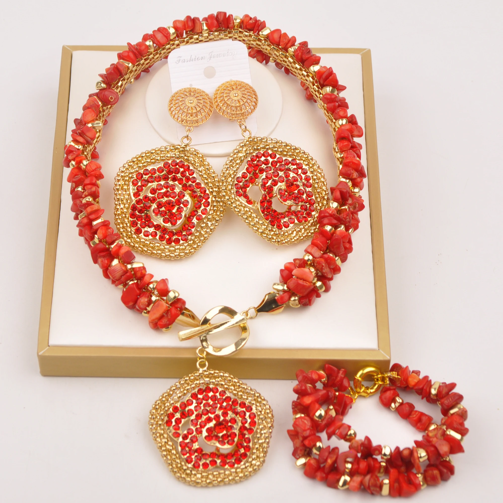 nigerian-new-natural-red-coral-necklace-african-bride-wedding-couple-jewelry-set-shxy-33