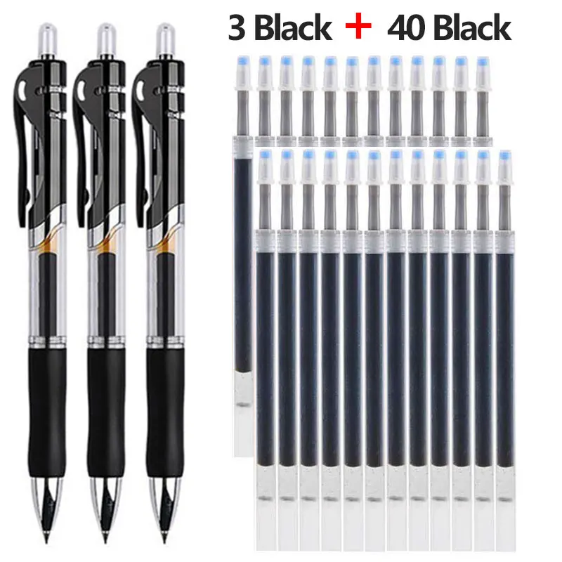 Gel Pen & Refill Set - Multi-Color Ink Stationery Collection