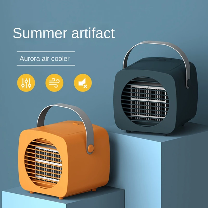 

350ML+300ML Desktop Air Cooler Household Dormitory Air Conditioner USB Refrigeration Humidification Spray Air Cooler