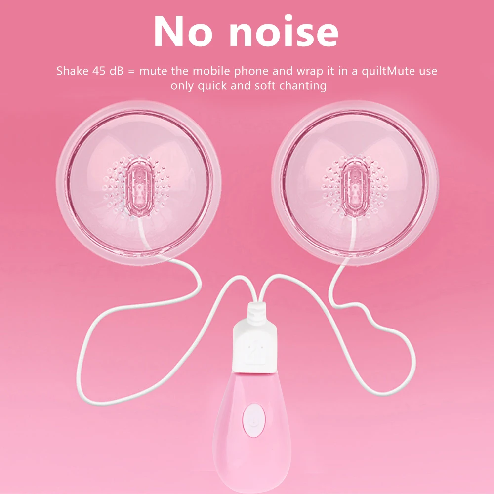 Breast Enlargement Stimulation Nipple Vagina Clitoris Sucker For Women Clit Vibrator Vacuum Pump Cover Adult Masturbator Sex Toy