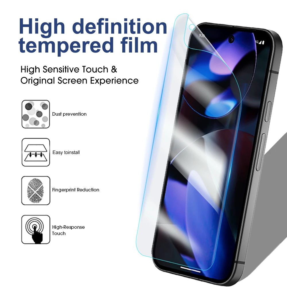 1-3PCS Hydrogel Film For Google Pixel 9 Pro XL 8 Pro 8A Screen Protector Protective Films For Google Pixel 8A 7A 8Pro XL Cover