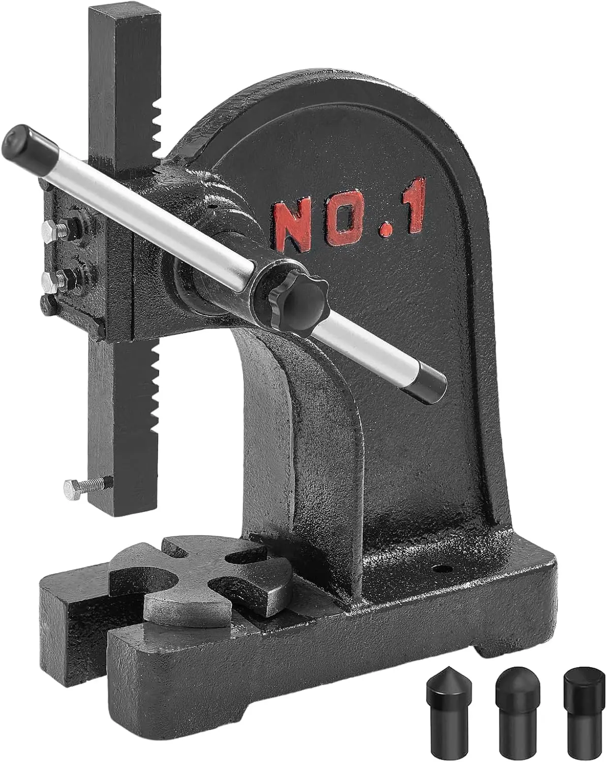 Arbor Press 1 Ton Manual Arbor Press 5.9" Maximum Height Cast Iron Heavy-duty Manual Desktop Precision Hand