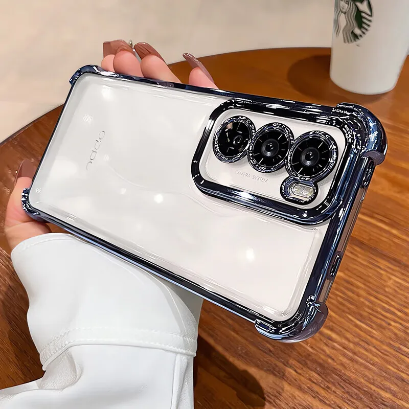 Shockproof Clear Silicone Soft Case with Reinforced Corners