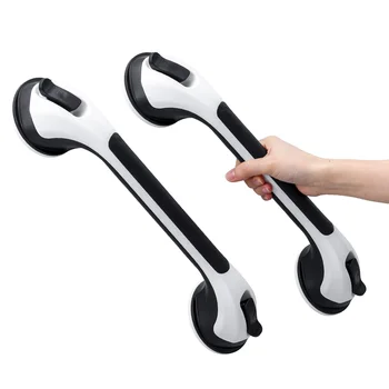 TAILI Shower Grab Bar 1/2pcs Black for Bathtubs Heavy Duty Bathroom Handle Removable Shower Handrails for Seniors and Elderly