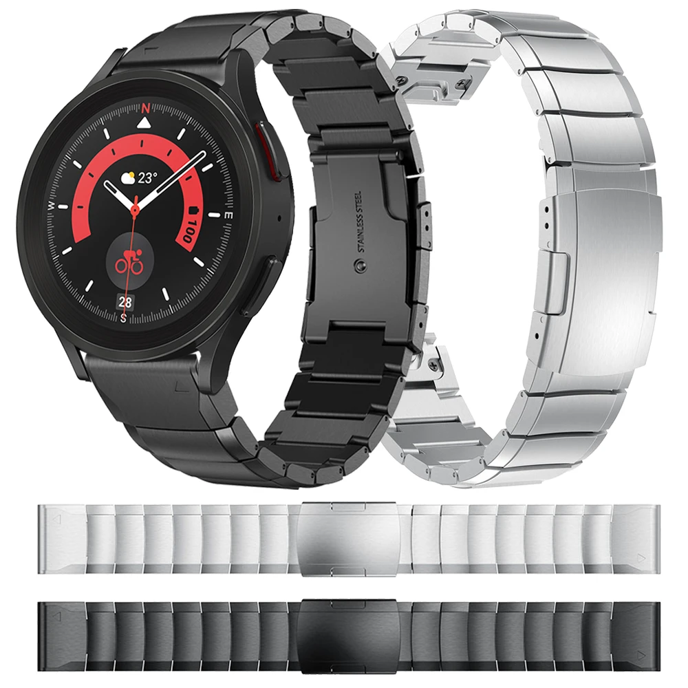 Galaxy Watch 4 Strap 44mm Stainless Steel Bracelet Stainless Steel