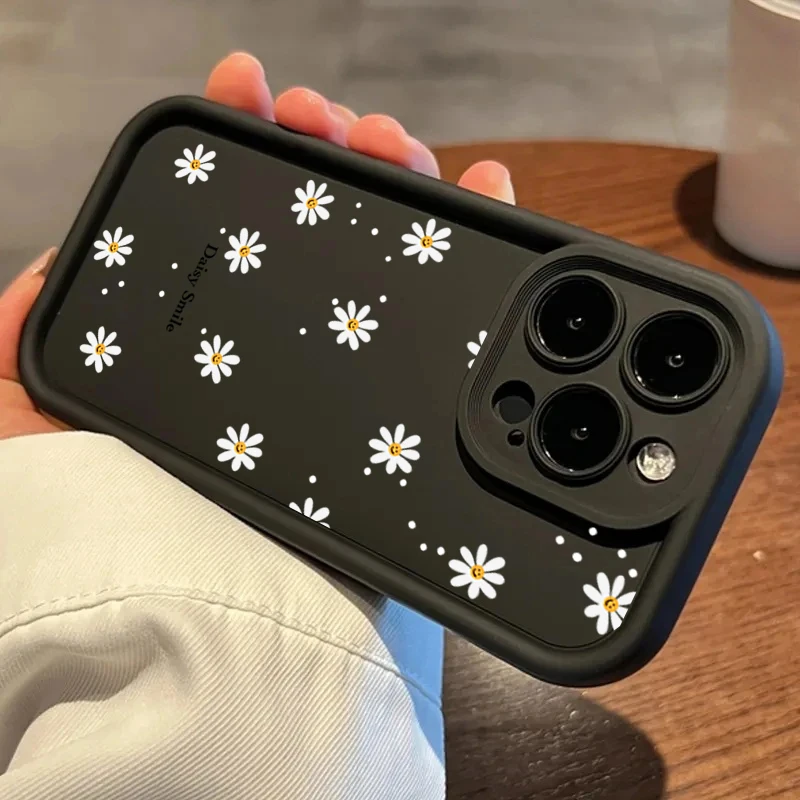 Daisy Flower Floral Phone Case - Stylish Protective INS Casing