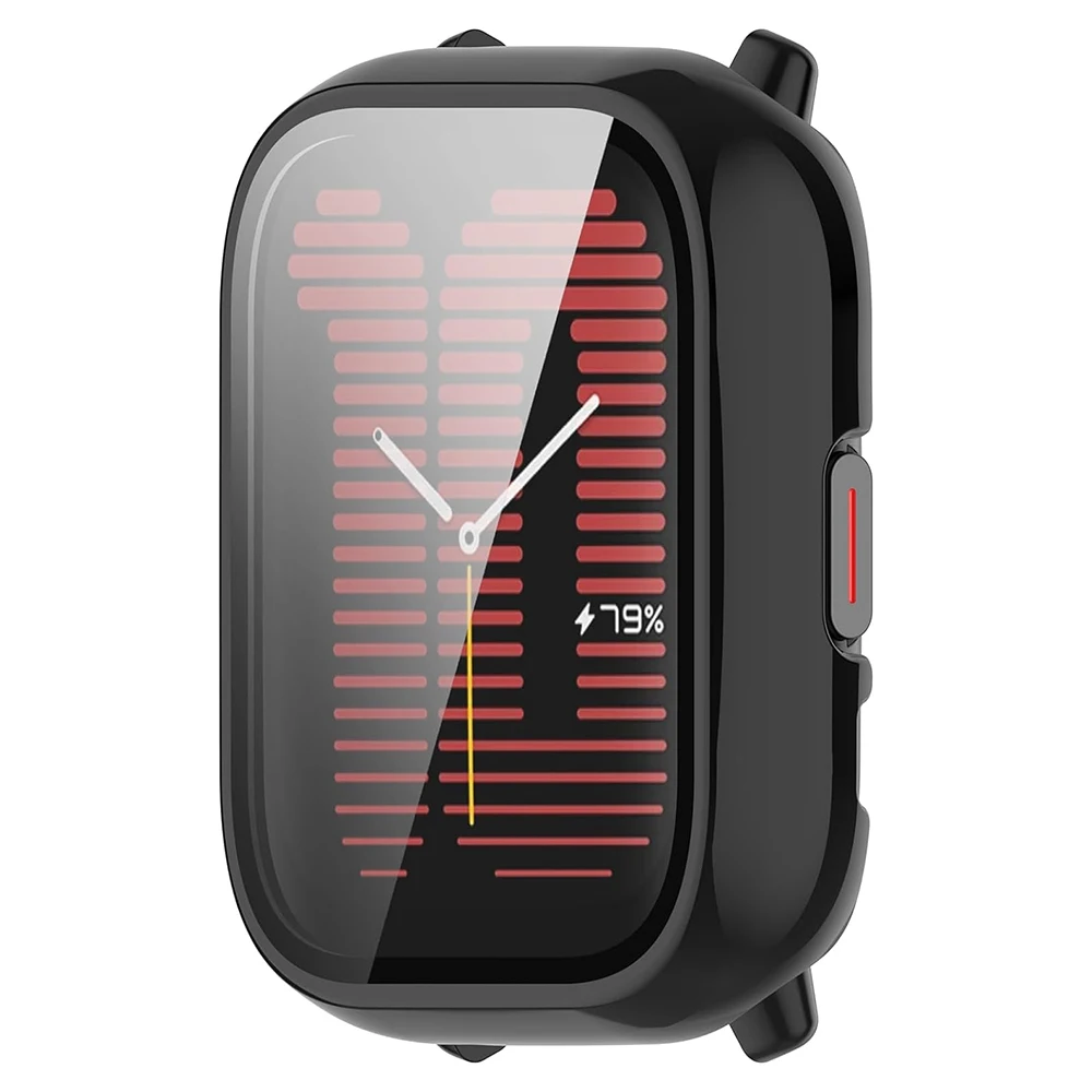 Durable Bumper Case with Tempered Glass Screen Protector and Anti-Scratch Coating.
