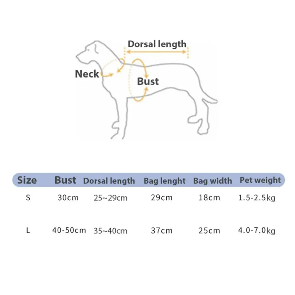 Adjustable Front Dog Carrier Backpack – Small Pets