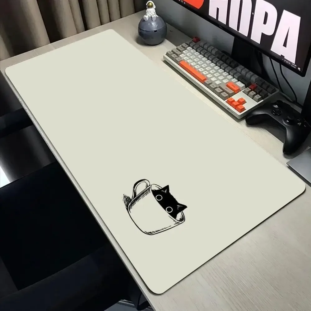 Cat in a Cup XXL Desk Mat