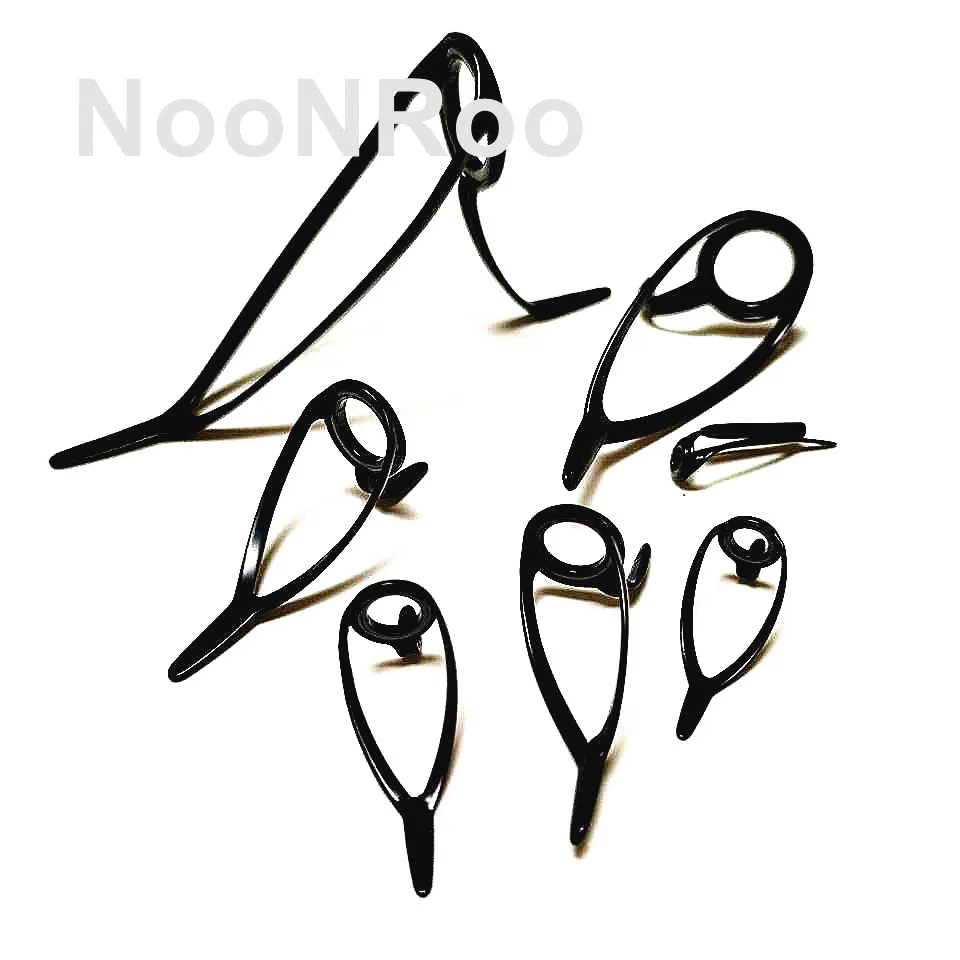 Fishing Rod Guides 2 Bags Bream Guide Set Saltwater Heavy Duty Stainless Steel DIY Repair Rod Building