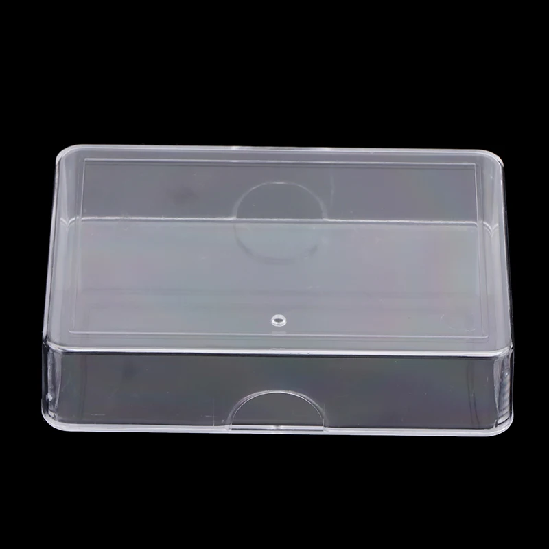 1PC Card Storage Box Empty Storage Box For Game Card Transparent Playing Card Box Trading Case Storage Organizer Case