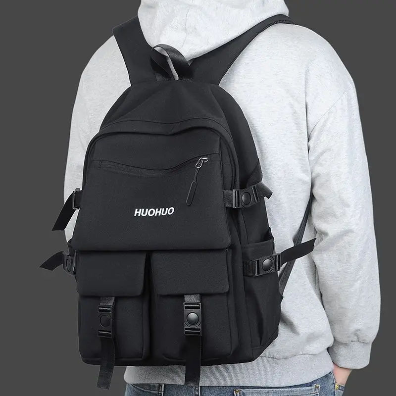 

College Student School Bags for Teenager Boys Backpack Men Oxford Bagpack