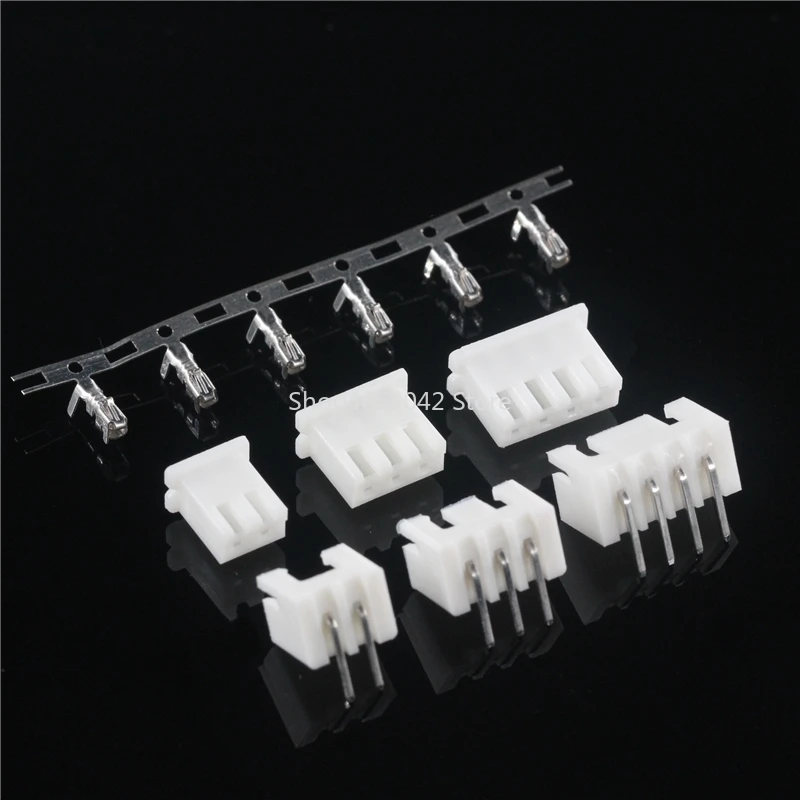 

10Sets XH2.54-2P 3P 4P 5P 6P 7P 8P 9P 10P 12P Connector 2.54MM 90 Degree Right Angle Pin Header/Terminal/Housing Wire Connectors