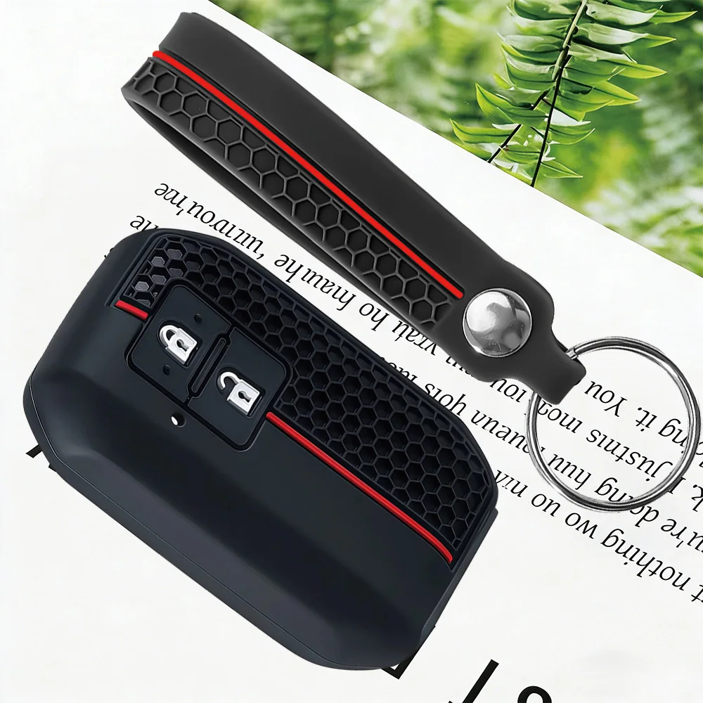 Premium Silicone Car Key Protector with Keychain