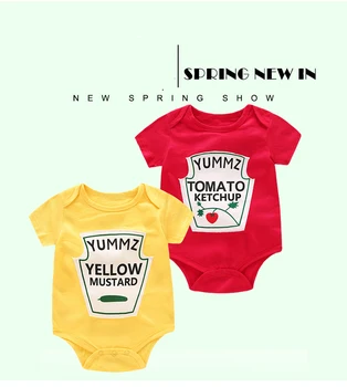 Baby Boys Girls Clothes Summer Baby Bodysuit Short Sleeved Letter Baby Bodysuits One Pieces Cute Babies Twins Clothes #Y 6