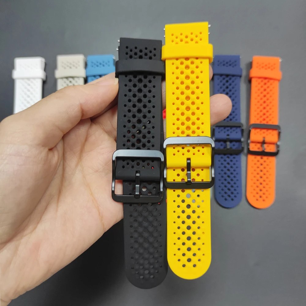 22mm Soft Silicone Sports Band Replacement Bracelet