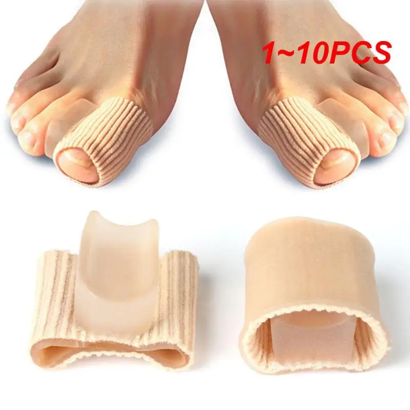 

1~10PCS Toe Separator Corrector Hallux Valgus Straightener Orthodontic Toe Braces Silicone Toe Foot Cover Care Tool 2020 New