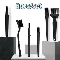 6pcs/set  Keyboard Cleaning Brush  Laptop PC Mainboard Computer Anti-static Brushes Dust Remover Electronic Clean Care Tools 1